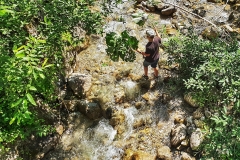 Angela Andorrer collects small leaves on hikes, which she works on with acrylic, oil, yarn and beads - BLATTSCAPES. She is especially inspired by leaves eaten by snails, caterpillars and beetles, and when a leaf breaks in a thin place, she sews it back together, similar to a surgical operation. We must learn again to treat the trees, the plants and the leaves with respect, because nature, forms the climate that surrounds us and that forms our basis of life. Each leaf becomes a 'relic of nature' and a kneel before creation. // Angela Andorrer sammelt auf Wanderungen kleine Blätter, die sie mit Acryl, Öl, Garn und Perlen bearbeitet - BLATTSCAPES. Besonders inspirieren sie von Schnecken, Raupen und Käfern zerfressene Blätter und wenn ein Blatt an einer dünnen Stelle bricht, näht sie es wieder zusammen, ähnlich einer chirurgischen Operation. Wir müssen wieder lernen respektvoll mit den Bäumen, den Pflanzen und den Blättern um zu gehen, denn die Natur, bildet das Klima, das uns umgibt und das unsere Lebensgrundlage bildet. Jedes Blatt wird zur ‚Reliquie der Natur‘ und zum Kniefall vor der Schöpfung.