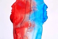 WQ-rotblauverlaufkopf